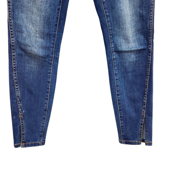 Pilcro And The Letterpress By Anthropologie Mid Rise Skinny Jeans Size 29 blue - Picture 10 of 15